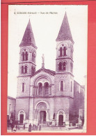 GANGES VUE DE L EGLISE CARTE EN TRES BON ETAT - Ganges