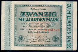 Pick118a  Ro115b  DEU-137g - 20  Milliard Mark 1923 ** UNC NEUF ** - 20 Milliarden Mark