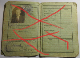 Memel Original Ausweiss Klaipeda Lietuva - Documents