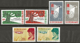 SURINAM: **, N° YT 441 Et 442  + 443 Et 444 + 459 Et 460, 3 Séries, TB - Suriname ... - 1975