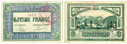 Albania Regional Banknote Of Korca Year 1918 - Albanien