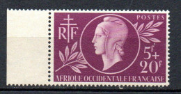Col41 Colonies AOF Afrique Occidentale N° 1 Neuf XX MNH Cote 7,00 € - Nuevos