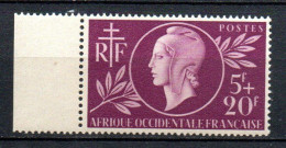 Col41 Colonies AOF Afrique Occidentale N° 1 Neuf XX MNH Cote 7,00 € - Ungebraucht