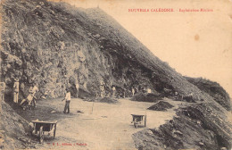 Nouvelle Calédonie  - Explotation Miniere - Brouettes - Animé - Carte Postale Ancienne - Neukaledonien