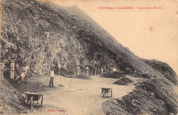 Nouvelle Calédonie  - Explotation Miniere - Brouettes - Animé - Carte Postale Ancienne - Nueva Caledonia