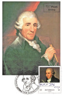 Austria 2009 - Joseph Haydn Carte Maximum - Cartes-Maximum (CM)