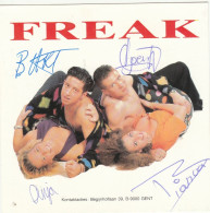 Freak   - Was  In Geplakt  - - Handtekening