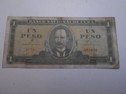 Ancien Billet De Banque Cuba 1961 Un Peso - Kuba