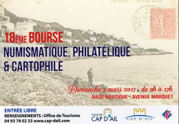 CPM - L - ALPES MARITIMES - CAP D'AIL - 18 EME BOURSE NUMISMATIQUE - PHILATELIQUE - CARTOPHILE - Cap-d'Ail