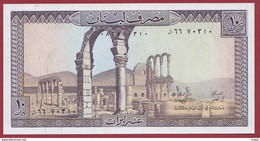 Liban -10 Livres 1986 --UNC ---(93) - Líbano