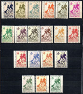 Col41 Colonies AOF Afrique Occidentale N° 4 à 22 XX MNH Cote 27,00 € - Unused Stamps