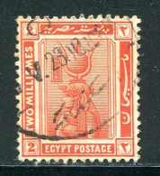 EGYPTE- Y&T N°57- Oblitéré - 1915-1921 British Protectorate