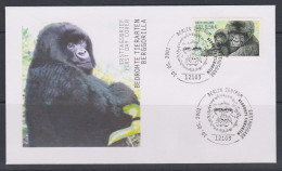 Allemagne RFA FDC 2001 2014 Faune Gorille De Montagne Avec Jeune - FDC