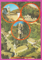 308824 / Bulgaria - Dryanovo Monastery "St. Archangel Michael"Aerial View  The Ossuary Monument Stone Fountain 1988 PC - Monumenti