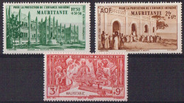 MAUR 17 - MAURITANIE PA 6/8 Neufs* Protection Enfance Indigène - Neufs