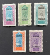 SOUDAN 1925 - NEUF*/MH  - Série Complète YT 37 / 41 - Unused Stamps