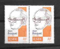 /France: Variété Sur N°3462a** (sans Bande Phospho), En Paire Horizontale - Unused Stamps