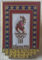 ATLANTA 96 ,CENTENNIEL OLYMPIC GAMES ,ATLANTA 1996,PIN,BADGE - Games