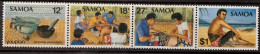Samoa 1981, Tattoo, MNH Stamps Strip - Samoa