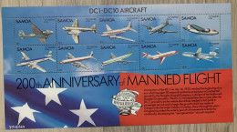 Samoa 1983, 200th Anniversary Of Manned Flight, MNH S/S - Samoa