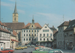 D-97346 Iphofen - Marktplatz - Cars - Fiat 128 - VW Golf - Mercedes - Kitzingen