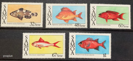 Samoa 1986, Fish, MNH Stamps Set - Samoa