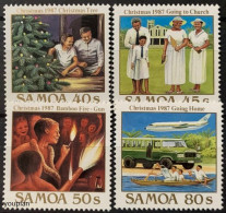 Samoa 1987, Christmas, MNH Stamps Set - Samoa