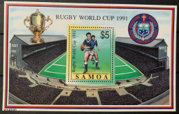 Samoa 1991, Rugby World Cup 1991, MNH S/S - Samoa