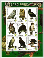 Angola Vögel Aus Jahr 2000 Gestempelt Als Kleinbogen #KO849 - Angola