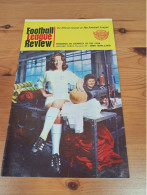 Football League Review Poster Leeds Utd Y Reading 1968/69 - Deportes