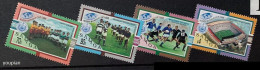 Samoa 1995, Rugby World Cup In South Africa, MNH Stamps Set - Samoa