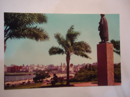 URUGUAY   POSTCARDS  MONTEVIDEO STATUE - Suriname