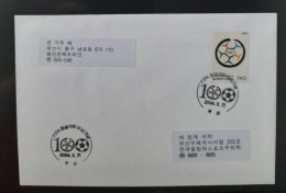 CHINE CHINA FDC 2004 FIFA 100 YEARS FOOTBALL FUSSBALL SOCCER CALCIO FOOT FUTBOL VOETBAL FUTEBOL - Lettres & Documents