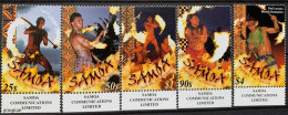 Samoa 2001, Fire Dance, MNH Stamps Set - Samoa