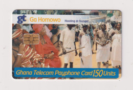 GHANA - Hooting At Hunger Chip Phonecard - Ghana