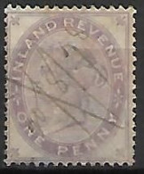 GRANDE BRETAGNE  /  U. K.   -   1867.   Fiscal-Postal.  Y&T N°5 Oblitéré à La Plume.. - Revenue Stamps