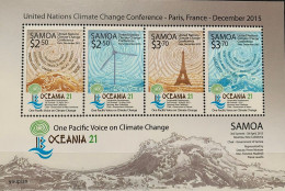 Samoa 2015, United Nations Climate Change Conference - Paris, France, MNH S/S - Samoa
