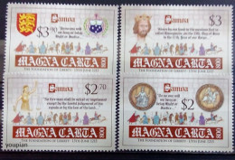 Samoa 2015, 800th Anniversary Of The Declaration Of The Magna Carta, MNH Stamps Set - Samoa