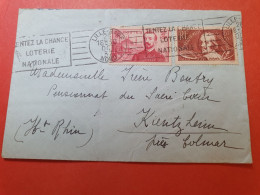 Enveloppe De Lille Pour Kientzheim En 1937 - Réf 3289 - 1921-1960: Periodo Moderno