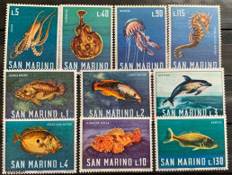 San Marino 1966, Marine Life, MNH Stamps Set - Unused Stamps