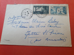 Enveloppe De Hardelot Plage Pour La Belgique En 1937 - Réf 3294 - 1921-1960: Période Moderne