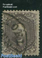 United States Of America 1861 24c Lilac/grey, Used, Short Perf. On Right Side, Used Stamps - Used Stamps