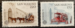 San Marino 1979, Europa - Postal History, MNH Stamps Set - Nuevos