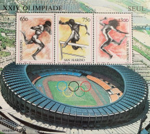 San Marino 1988, Summer Olympic Games In Seoul, MNH S/S - Ongebruikt
