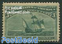 United States Of America 1893 3c, Stamp Out Of Set, Mint NH, Transport - Ships And Boats - Unused Stamps