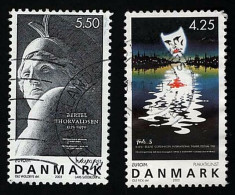 2003 Europa Michel DK 1341- 1342 Stamp Number DK 1250 - 1251 Yvert Et Tellier DK 1344 - 1345 Used - Usado