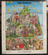 San Marino 1993, The Europa Village, MNH Sheetlet - Nuovi