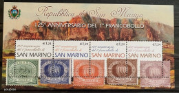 San Marino 2002, 125 Years Stamps Of San Marino, MNH S/S - Nuevos