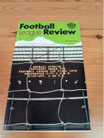 Football League Review Programa Final De La Copa De La Liga 1970 Entre Manchester City Y West Bromwich Albion - Sport