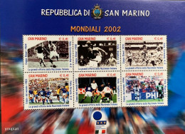 San Marino 2002, Soccer World Cup In South Korea, MNH S/S - Ungebraucht